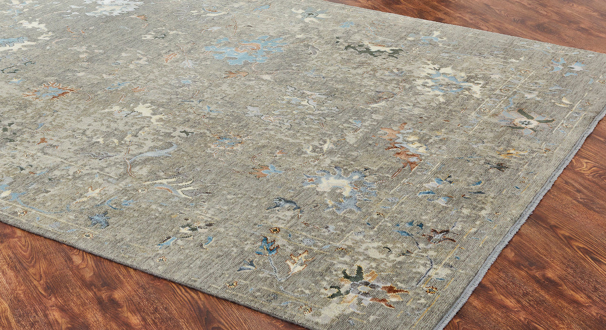 3' x 5' Transitional Hand-Knotted Silk rug, Rug #KD11450