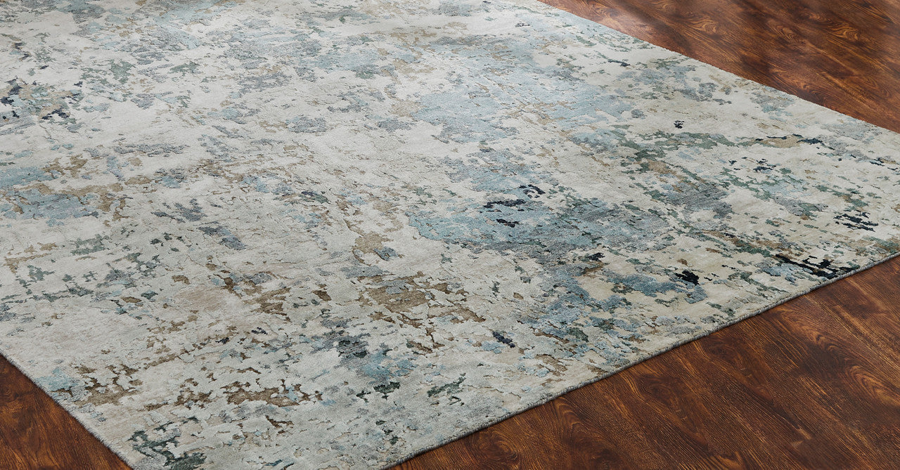 3' x 5' Modern Hand-Knotted Silk rug, Rug #JN0830