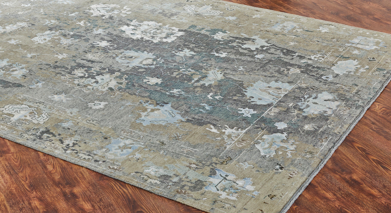3' x 5' Transitional Hand-Knotted Silk rug, Rug #KD11420