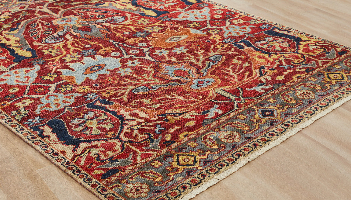 3' x 5' Transitional Hand-Knotted Silk rug, Rug #AM10100