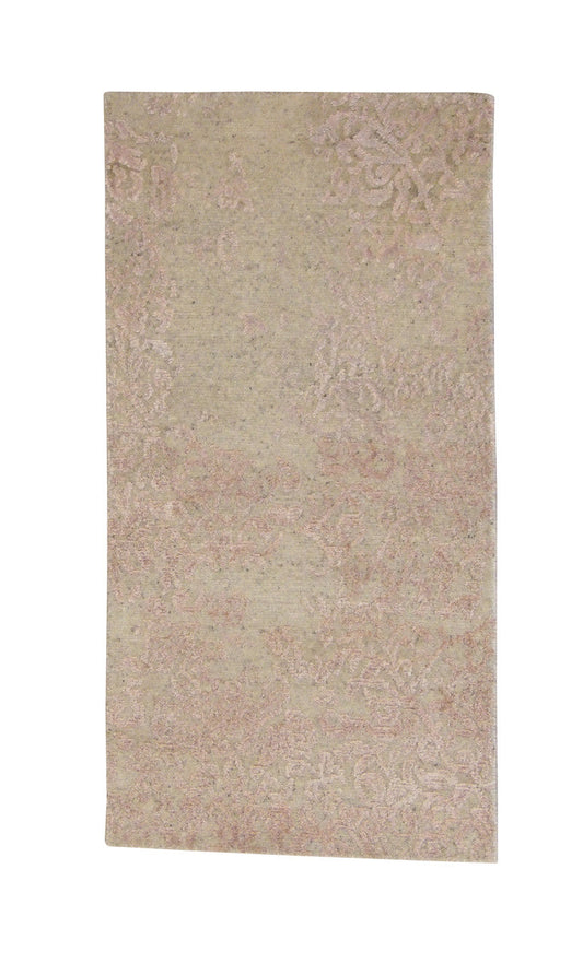 2x4 Transitional Hand-Knotted Silk rug, Rug #101-2044