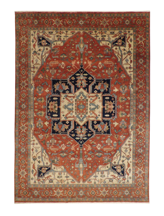 10x14 Tribal Hand-Knotted Wool rug, Rug #101-20116