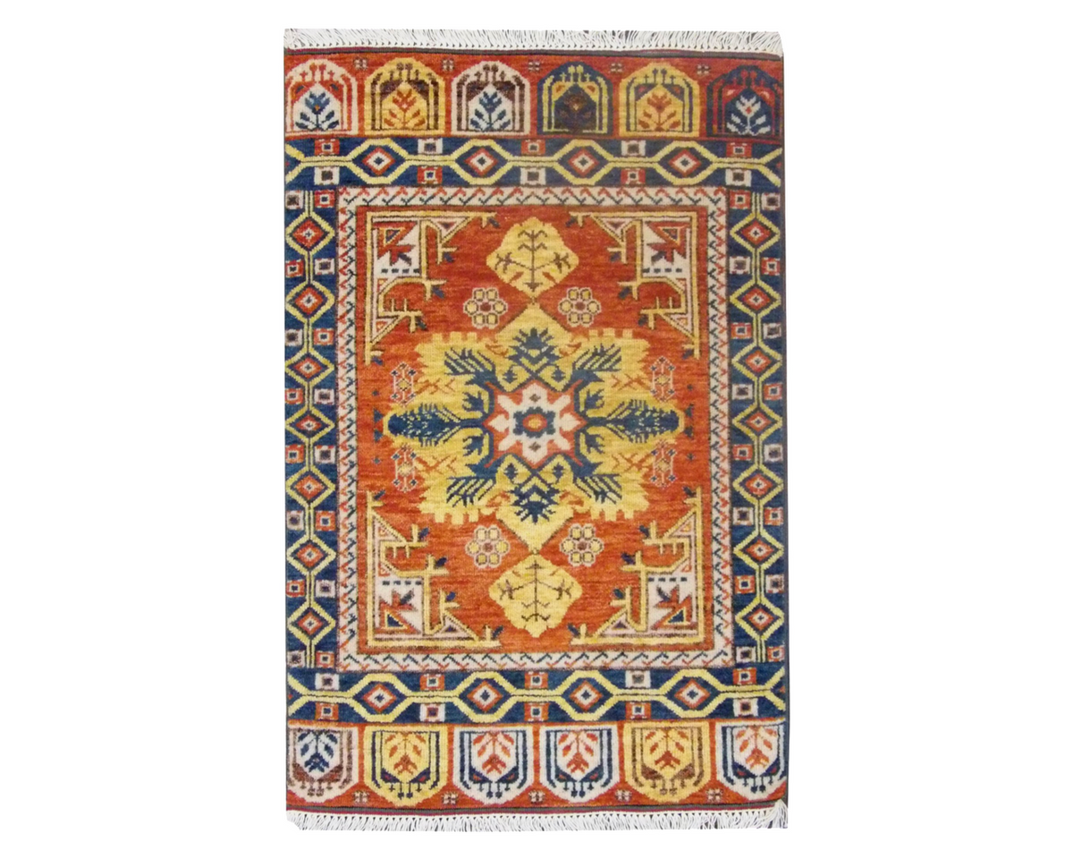 2x4 Antique Hand-Knotted Wool rug, Rug #101-11063