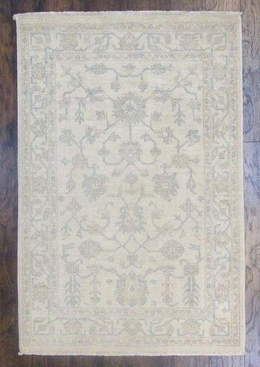 4x6 Oushak Hand-Knotted Wool rug, Rug #101-654