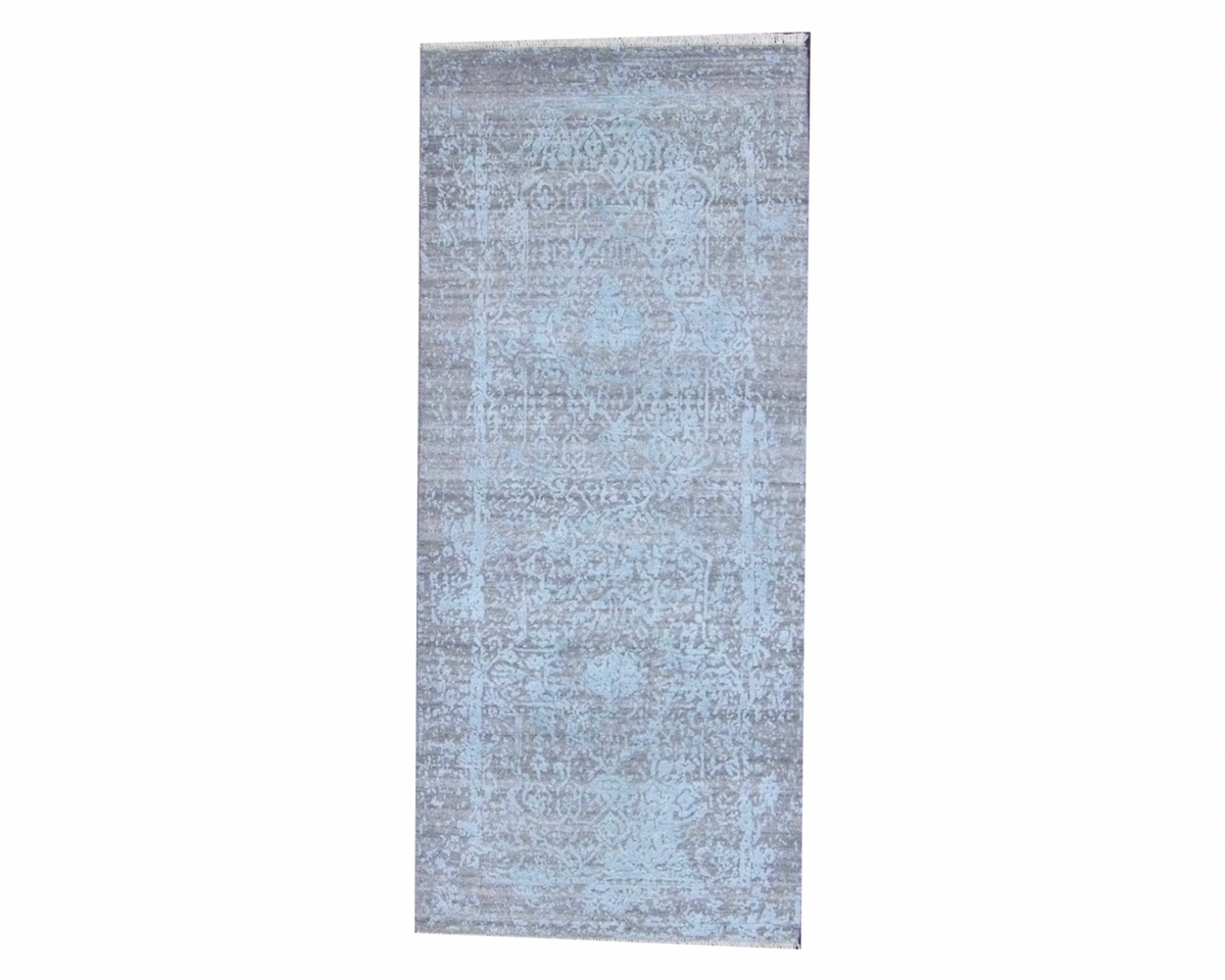 2x6 Transitional Hand-Knotted Silk rug, Rug #101-222