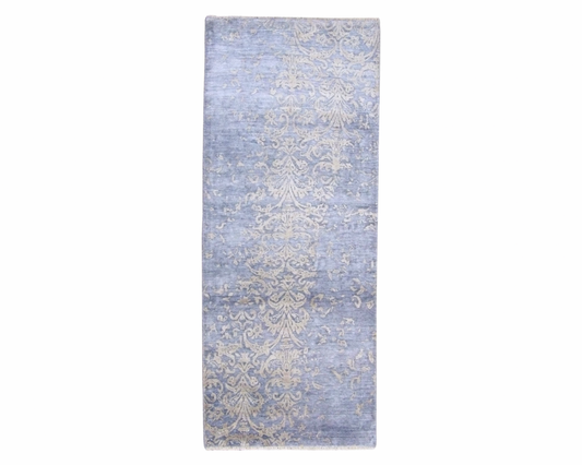 2x6 Traditional Hand-Knotted Silk rug, Rug #101-208