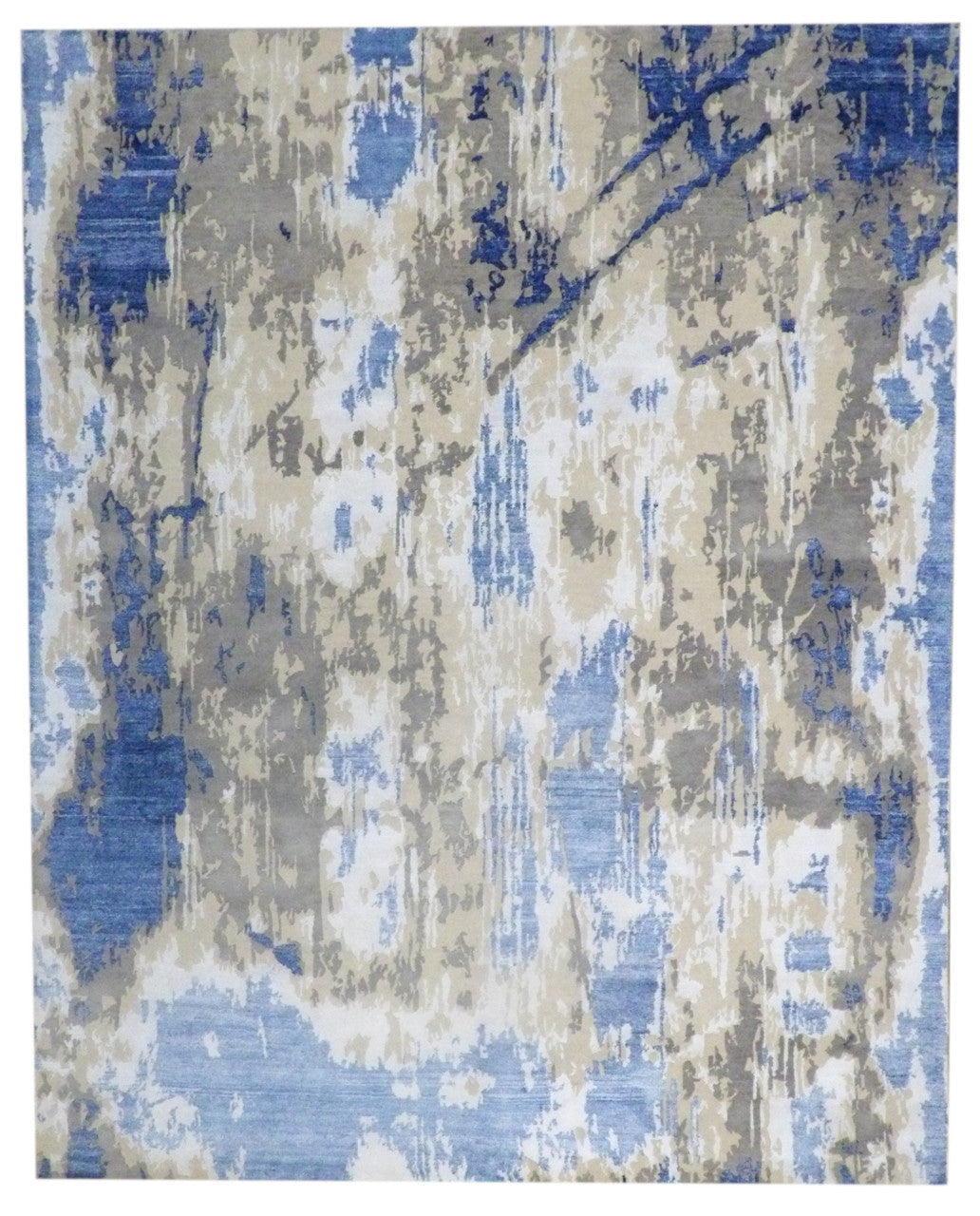 8x10 Modern Hand-Knotted Silk rug, Rug #101-1058