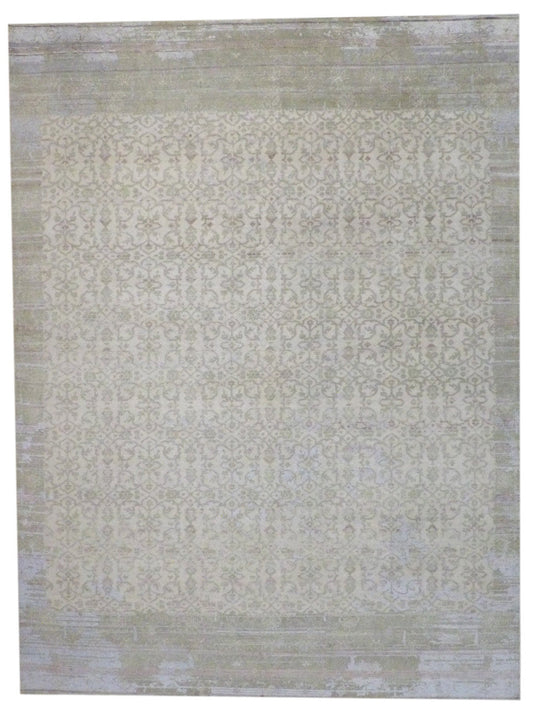 9x12 Oushak Hand-Knotted Silk rug, Rug #101-281