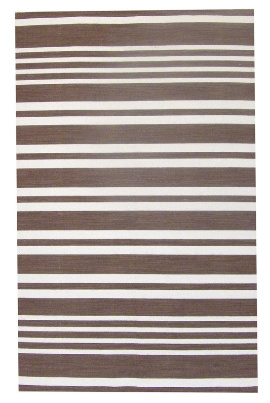 5x8 Coastal Hand-Knotted Wool rug, Rug #101-817