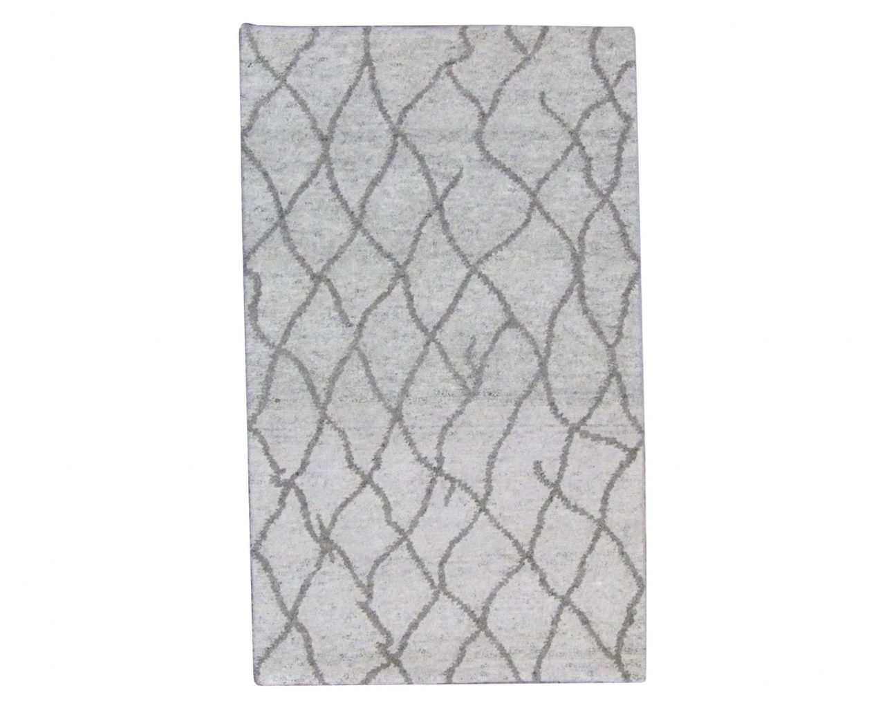 3x5 Moroccan Hand-Knotted Silk rug, Rug #101-179