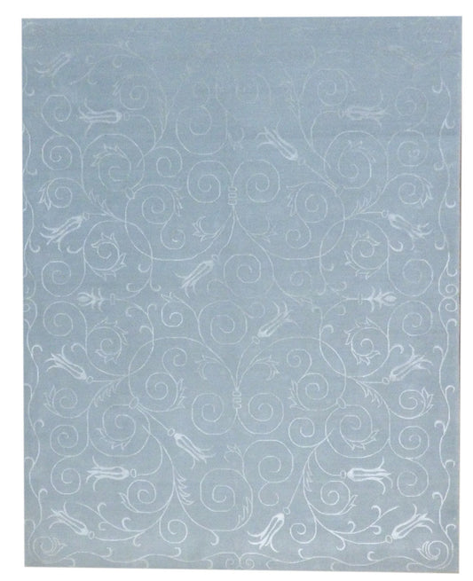 8x10 Traditional Hand-Knotted Silk rug, Rug #101-1053