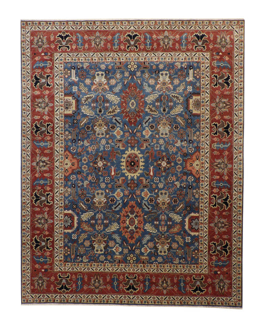 8x10 Antique Hand-Knotted Wool rug, Rug #101-20209