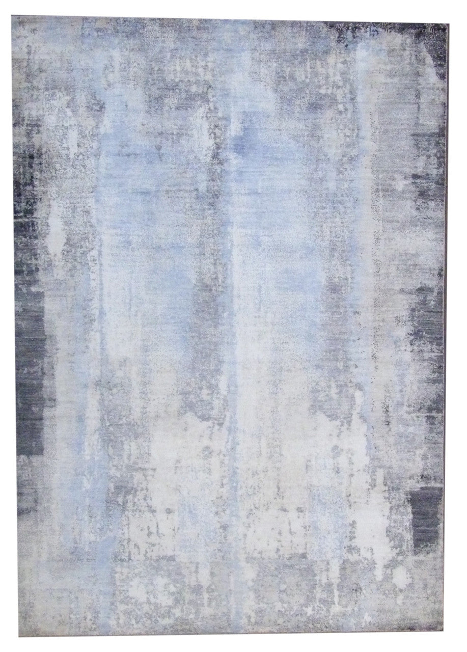 5x8 Transitional Hand-Knotted Silk rug, Rug #101-11051