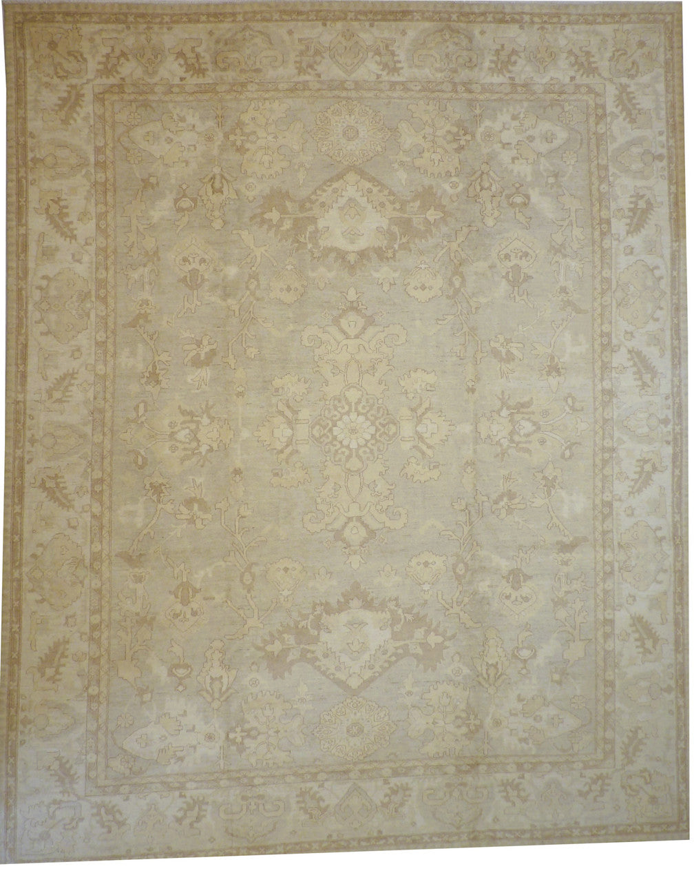 12x14 Oushak Hand-Knotted Wool rug, Rug #g-12