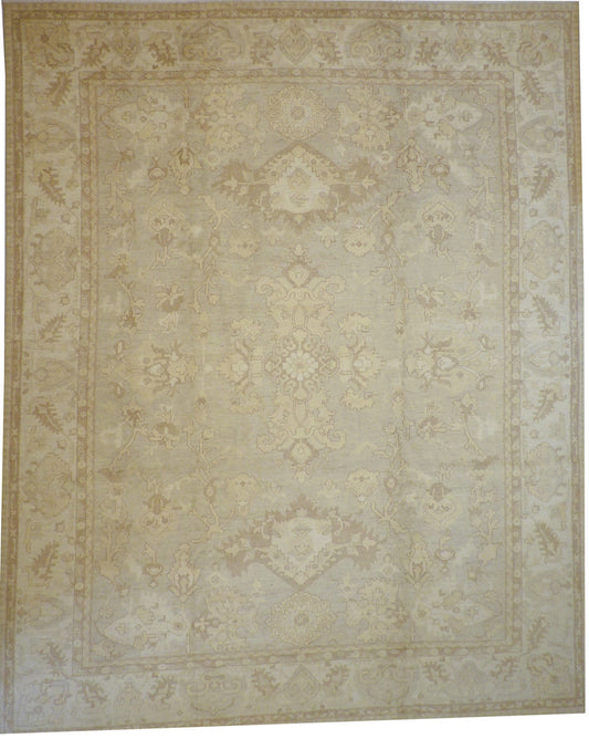 12x14 Oushak Hand-Knotted Wool rug, Rug #g-12