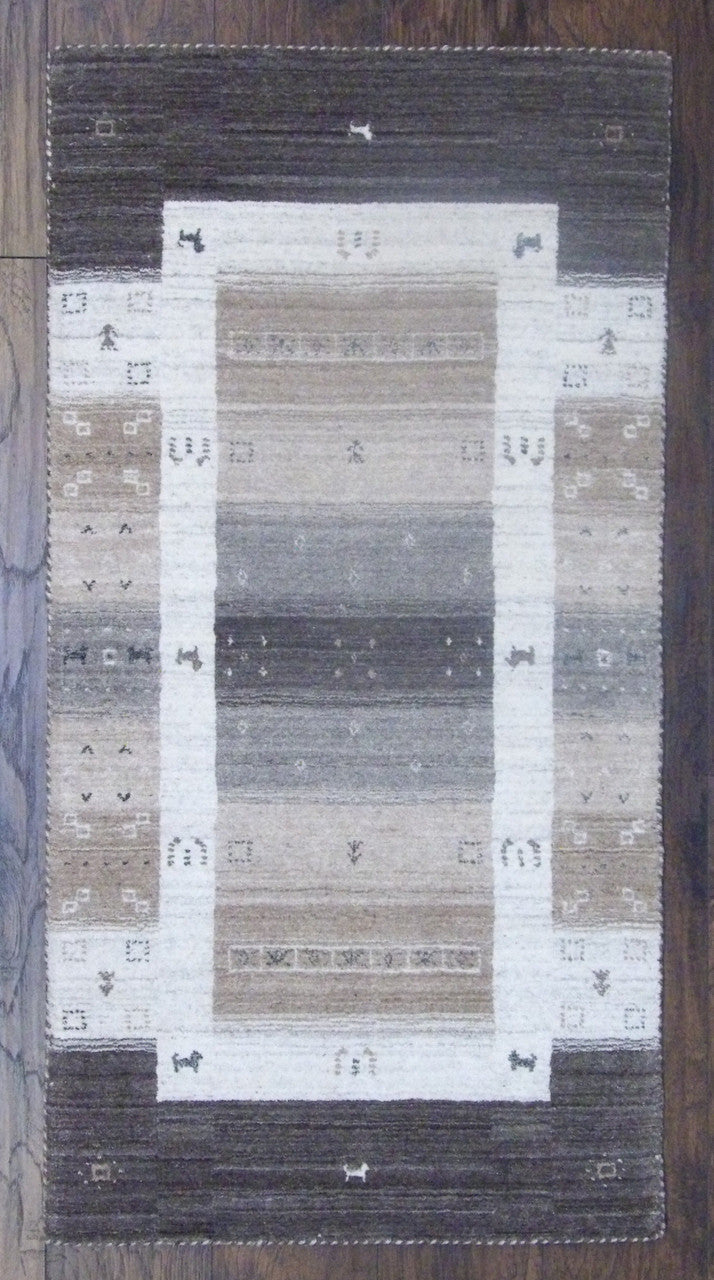 Tribal Hand-Knotted Wool rug, Rug #101-11081