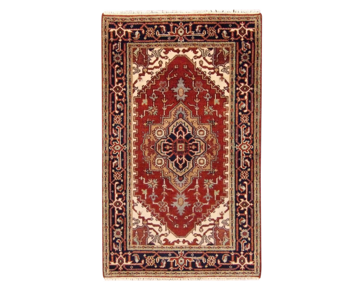 3x5 Tribal Hand-Knotted Wool rug, Rug #101-144