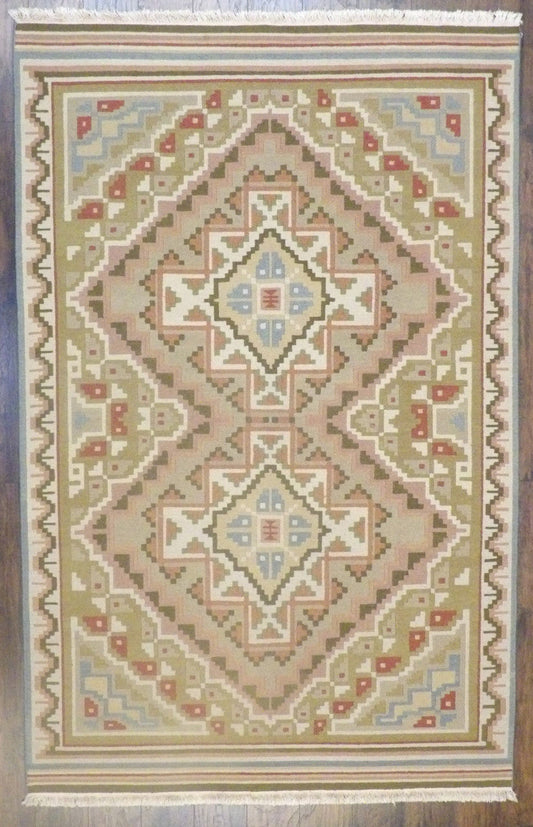 6x9 Flatweave Hand-Knotted Wool rug, Rug #101-893