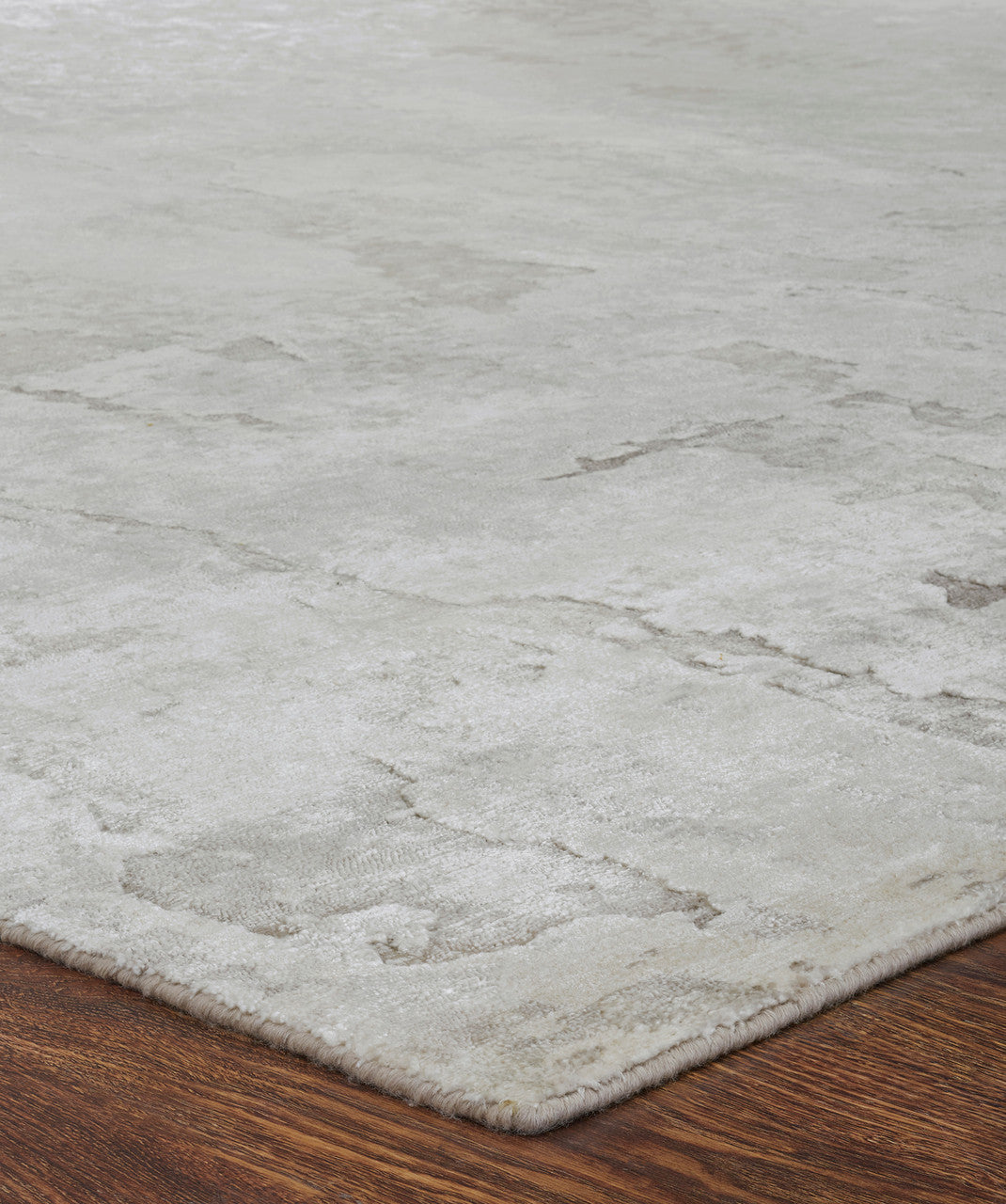 4' x 6' Modern Hand-Knotted Silk rug, Rug #JN3040