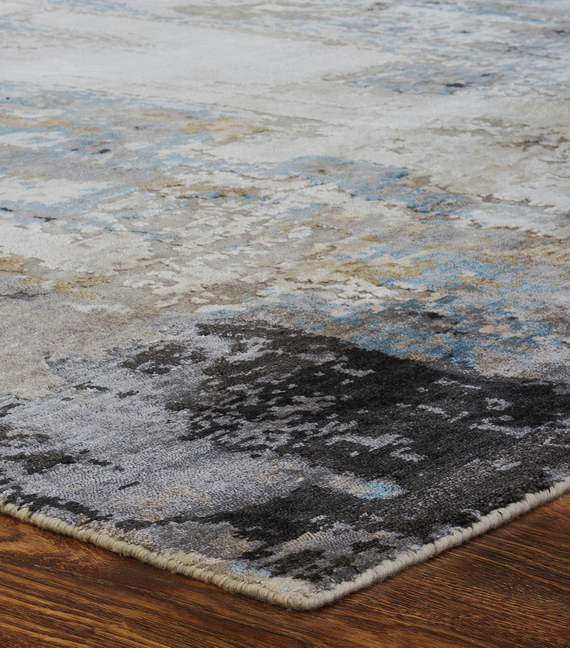 4' x 6' Modern Hand-Knotted Silk rug, Rug #JN3050