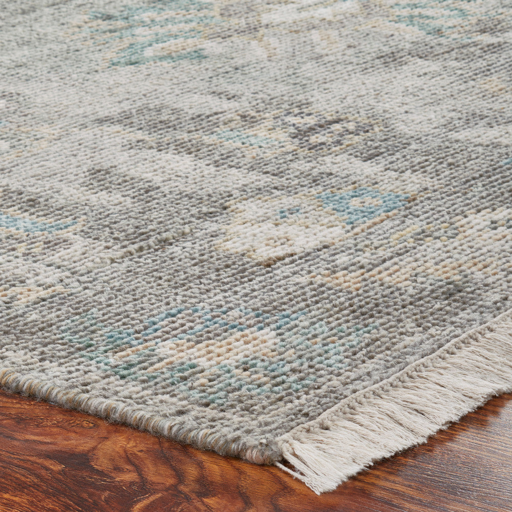 4' x 6' Transitional Hand-Knotted Silk rug, Rug #AM10040