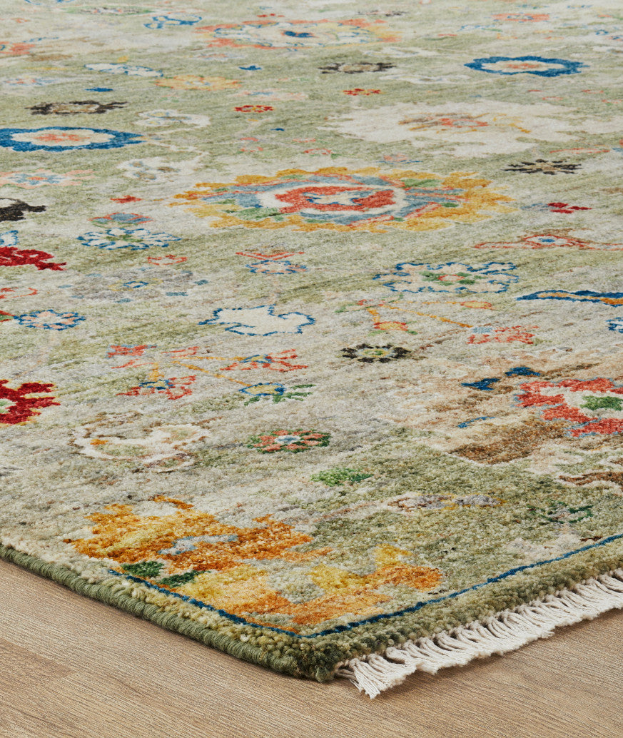 4' x 6' Transitional Hand-Knotted Wool rug, Rug #LA15020