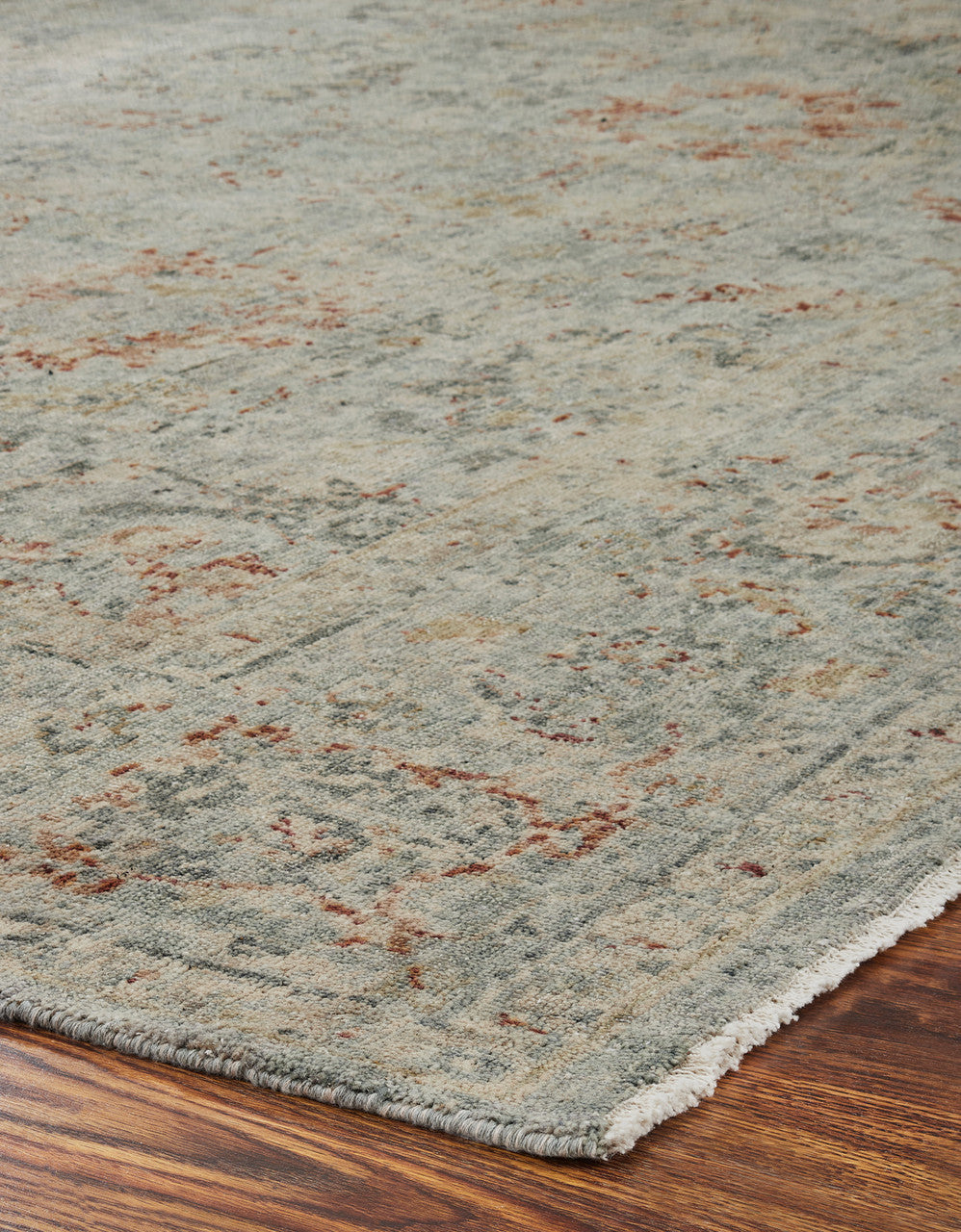4' x 6' Transitional Hand-Knotted Wool rug, Rug #LR8060