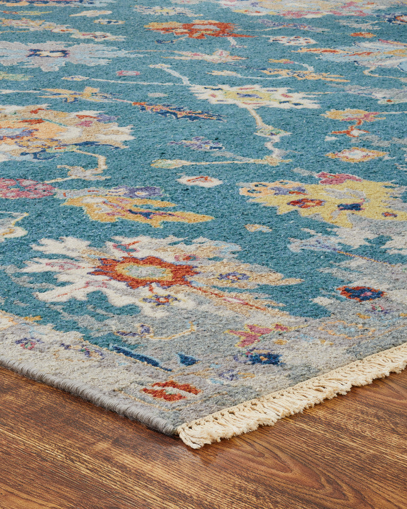 4' x 6' Transitional Hand-Knotted Wool rug, Rug #SK11820