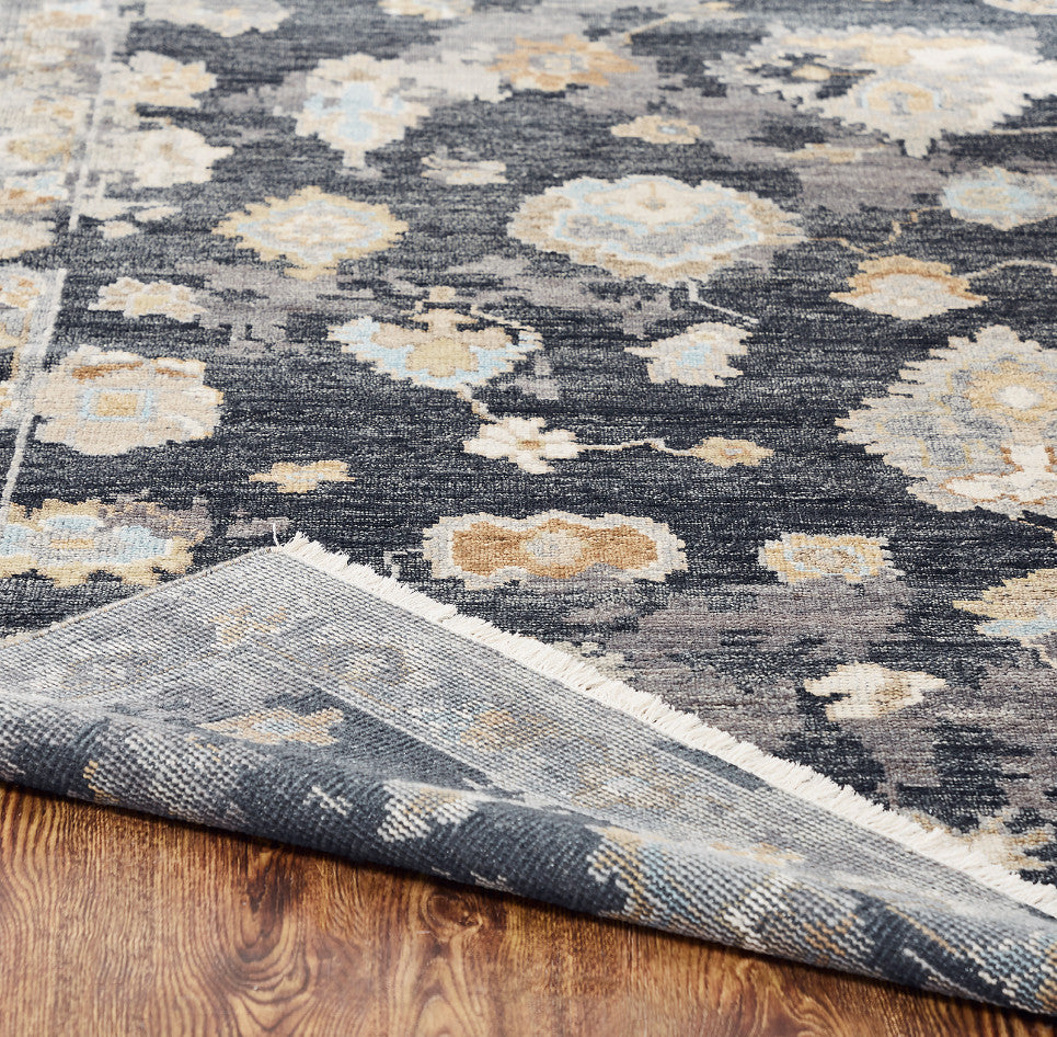 4' x 6' Transitional Hand-Knotted Silk rug, Rug #AM10070