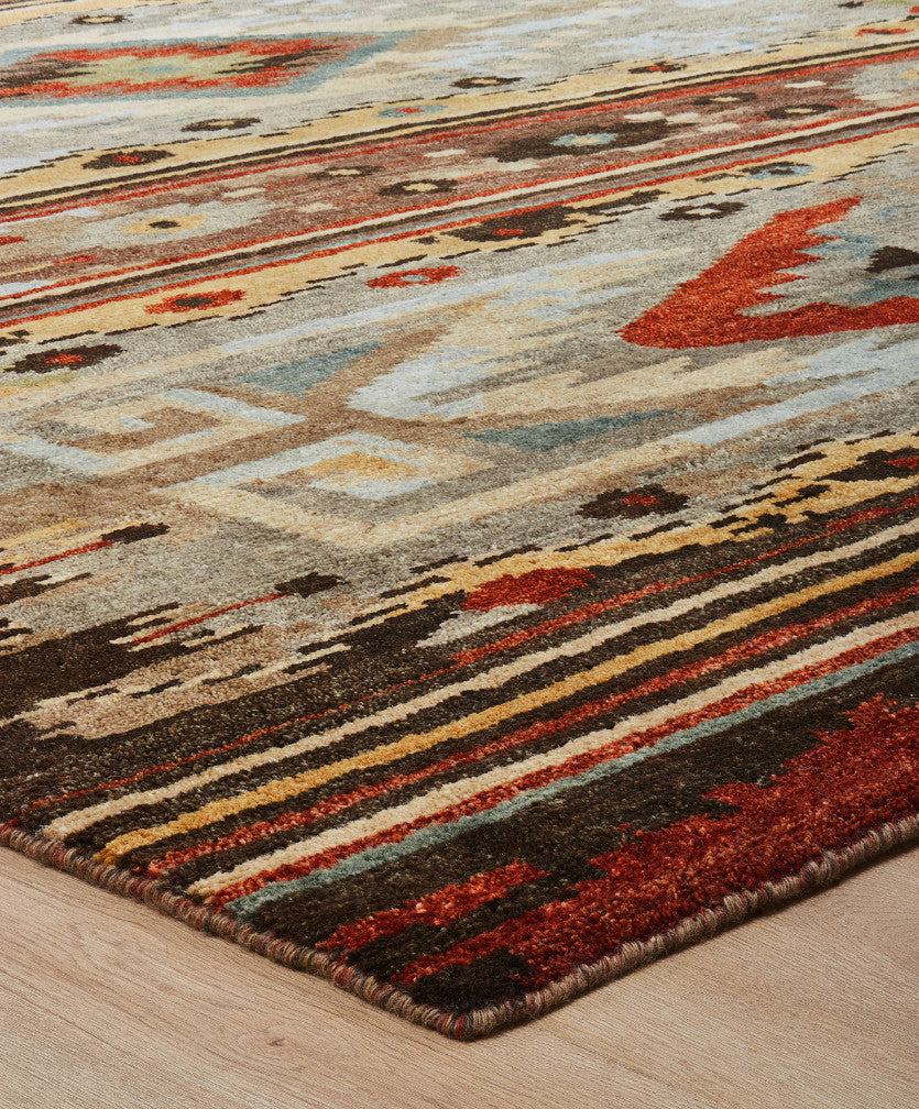 4' x 6' Southwestern Hand-Knotted Wool rug, Rug #MV7340