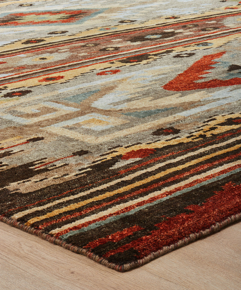 4' x 6' Southwestern Hand-Knotted Wool rug, Rug #MV7340