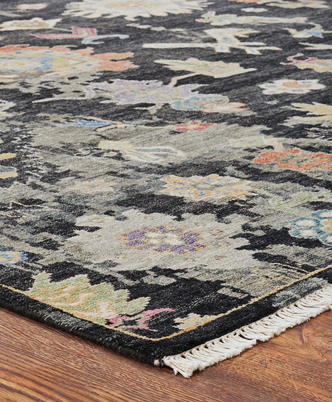 4' x 6' Oushak Hand-Knotted Silk rug, Rug #AK4260