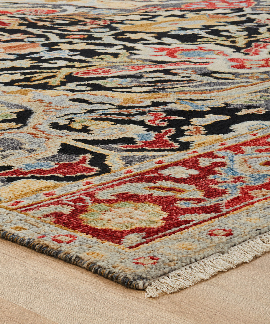 4' x 6' Transitional Hand-Knotted Silk rug, Rug #AM10110