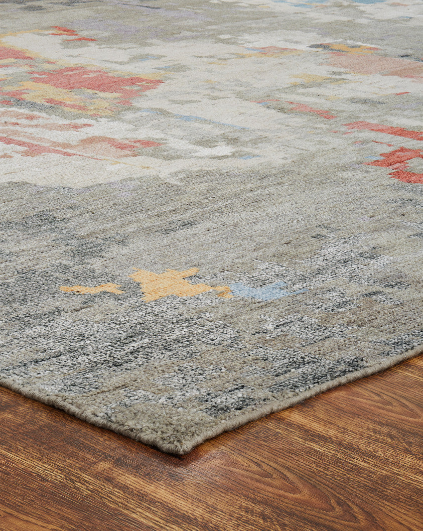 4' x 6' Modern Hand-Knotted Silk rug, Rug #HW9580