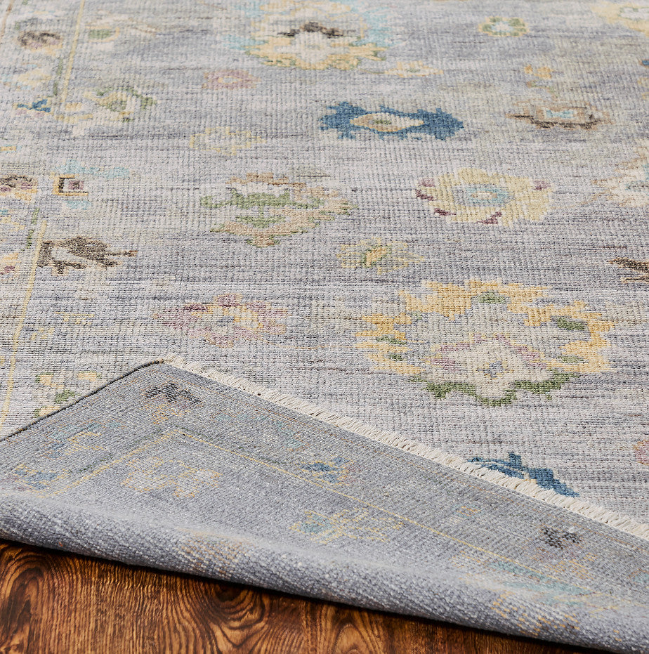 4' x 6' Transitional Hand-Knotted Silk rug, Rug #AM10080