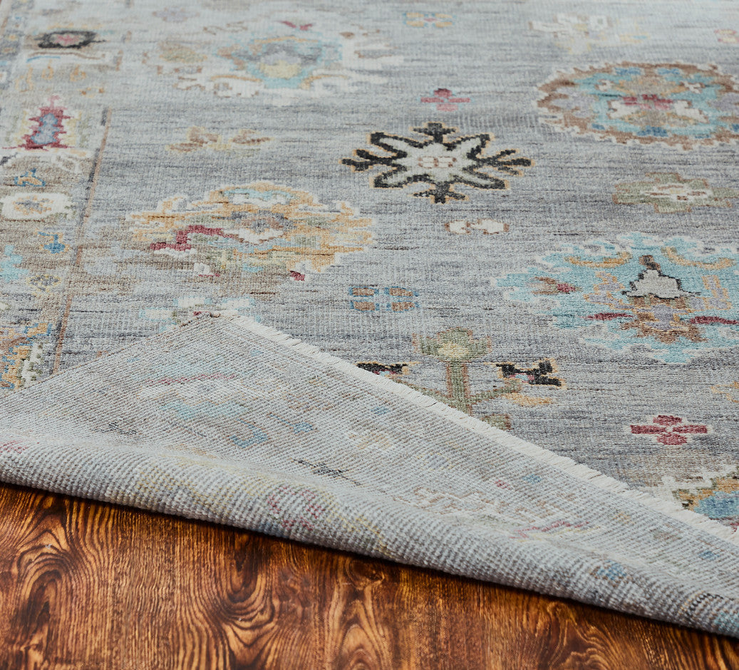 4' x 6' Transitional Hand-Knotted Silk rug, Rug #AM10010