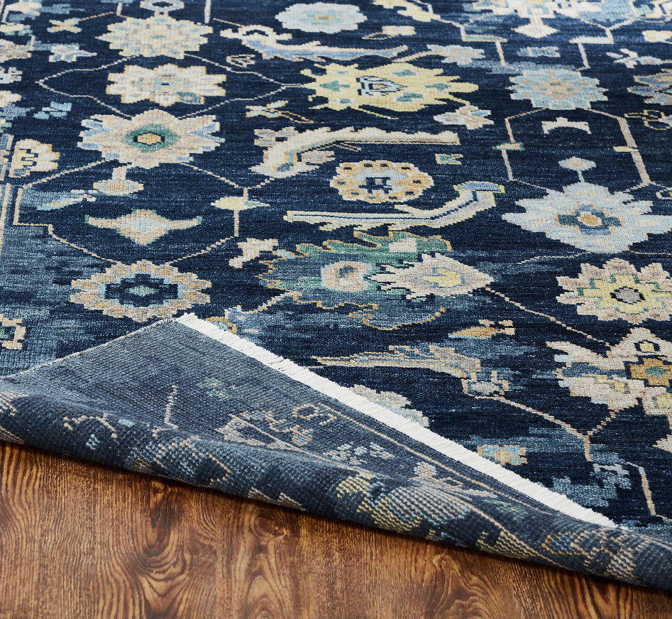 4' x 6' Transitional Hand-Knotted Silk rug, Rug #AM10020