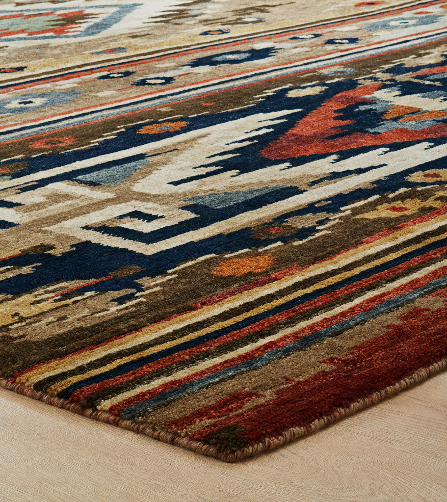 6' x 9' Southwestern Hand-Knotted Wool rug, Rug #MV7330
