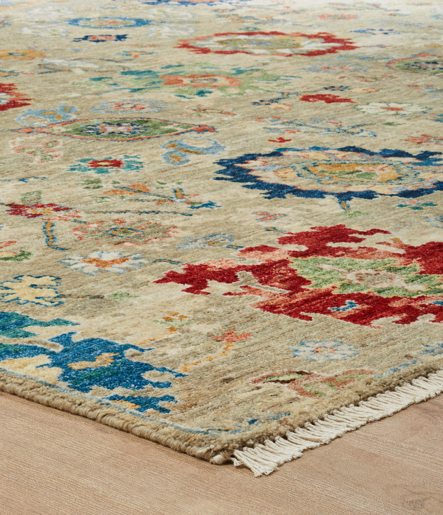 6' x 9' Transitional Hand-Knotted Wool rug, Rug #LA15040
