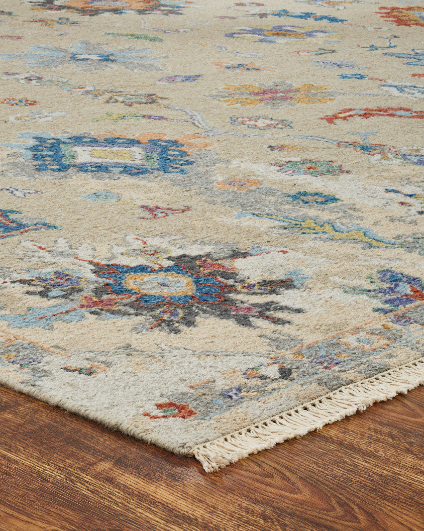 3' x 5' Transitional Hand-Knotted Wool rug, Rug #SK11800