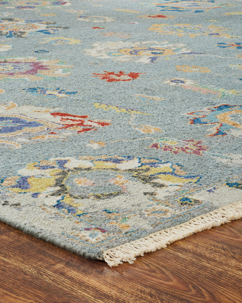 4' x 6' Transitional Hand-Knotted Wool rug, Rug #SK11810