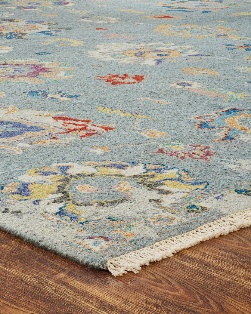 4' x 6' Transitional Hand-Knotted Wool rug, Rug #SK11810