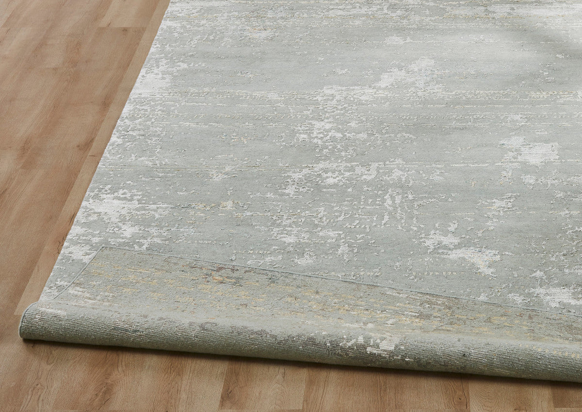 4' x 6' Transitional Hand-Knotted Silk rug, Rug #KD11460