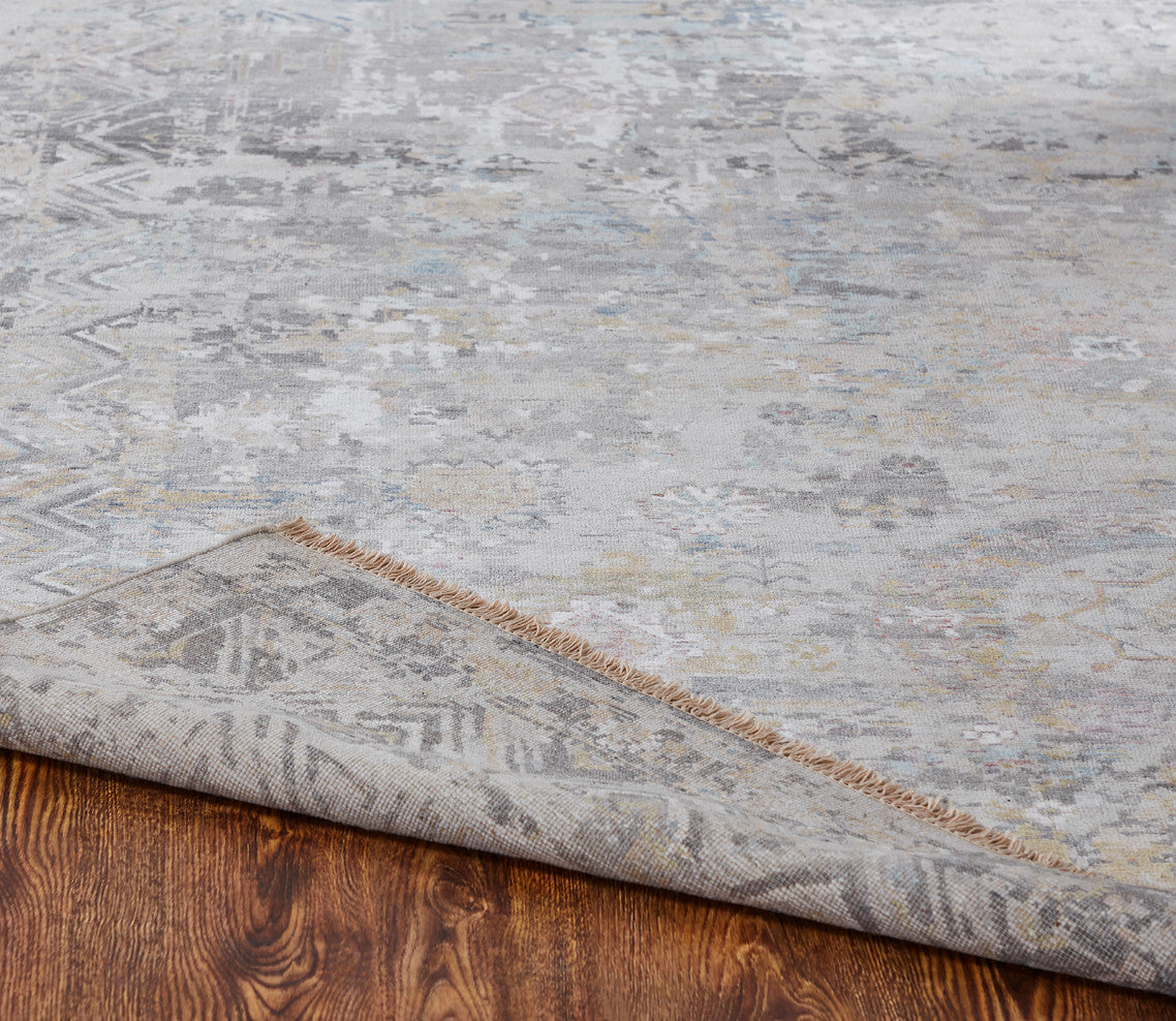 4' x 6' Transitional Hand-Knotted Silk rug, Rug #KH3450