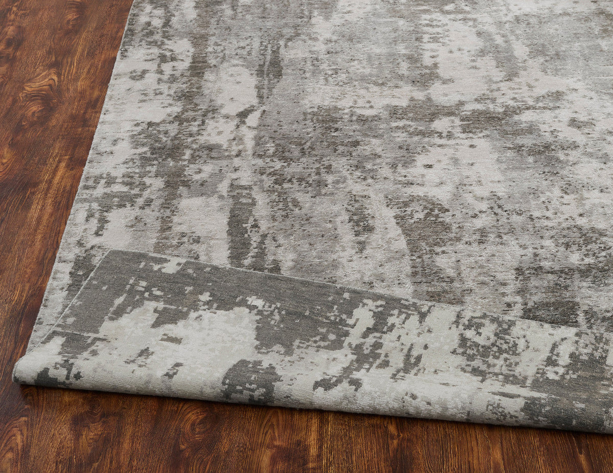 4' x 6' Modern Hand-Knotted Silk rug, Rug #JN0820