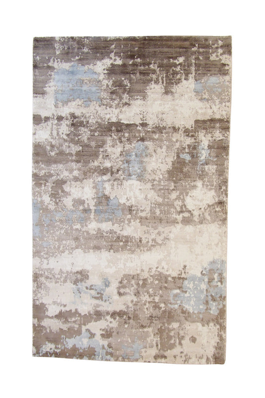 5x8 Modern Hand Loom Silk rug, Rug #101-5136