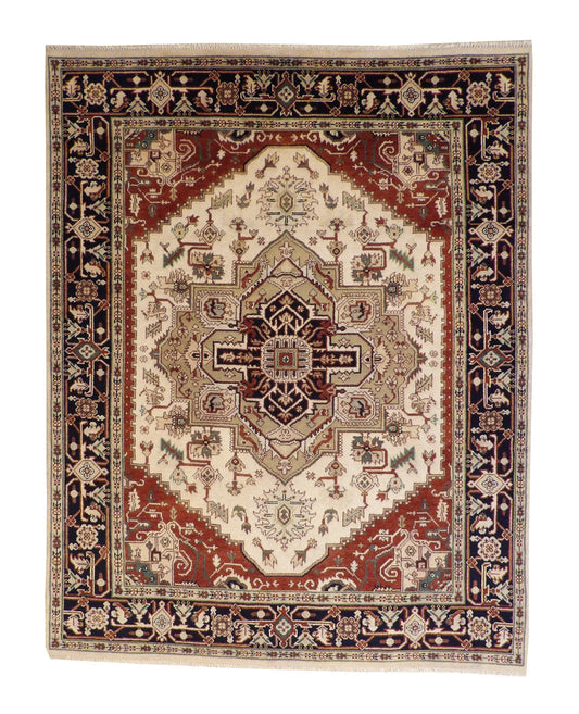 8x10 Tribal Hand-Knotted Wool rug, Rug #101-20259