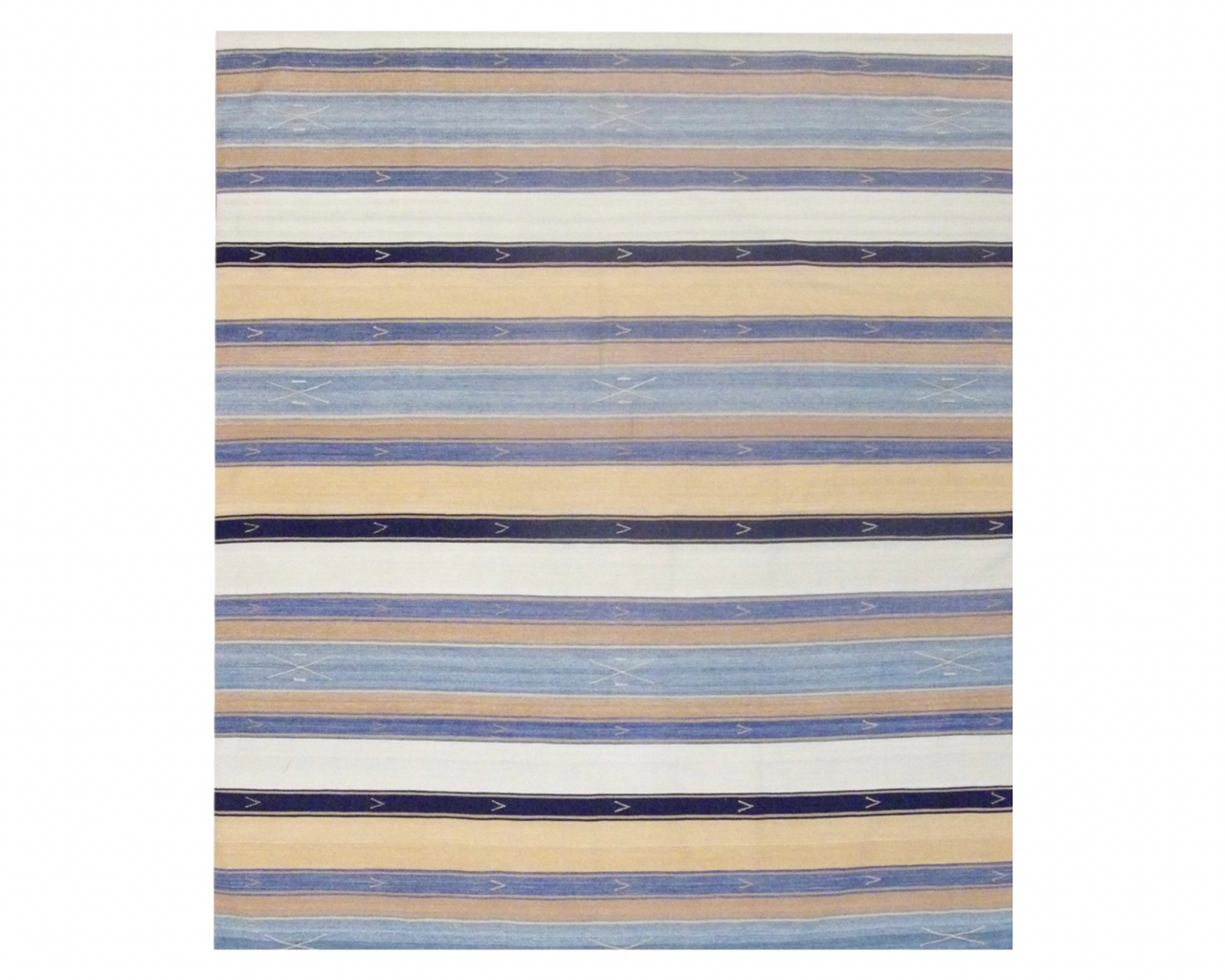 Flatweave Hand-Knotted Wool rug, Rug #101-1109