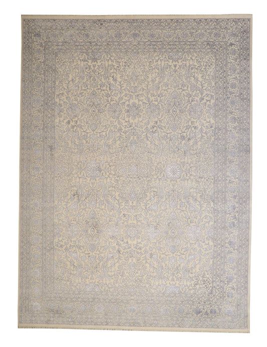 9x12 Antique Hand-Knotted Silk rug, Rug #101-20058