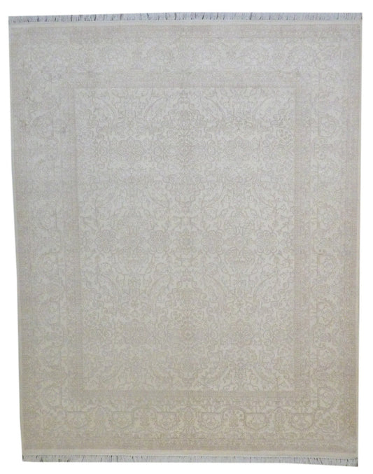 8x10 Traditional Hand-Knotted Silk rug, Rug #101-1004